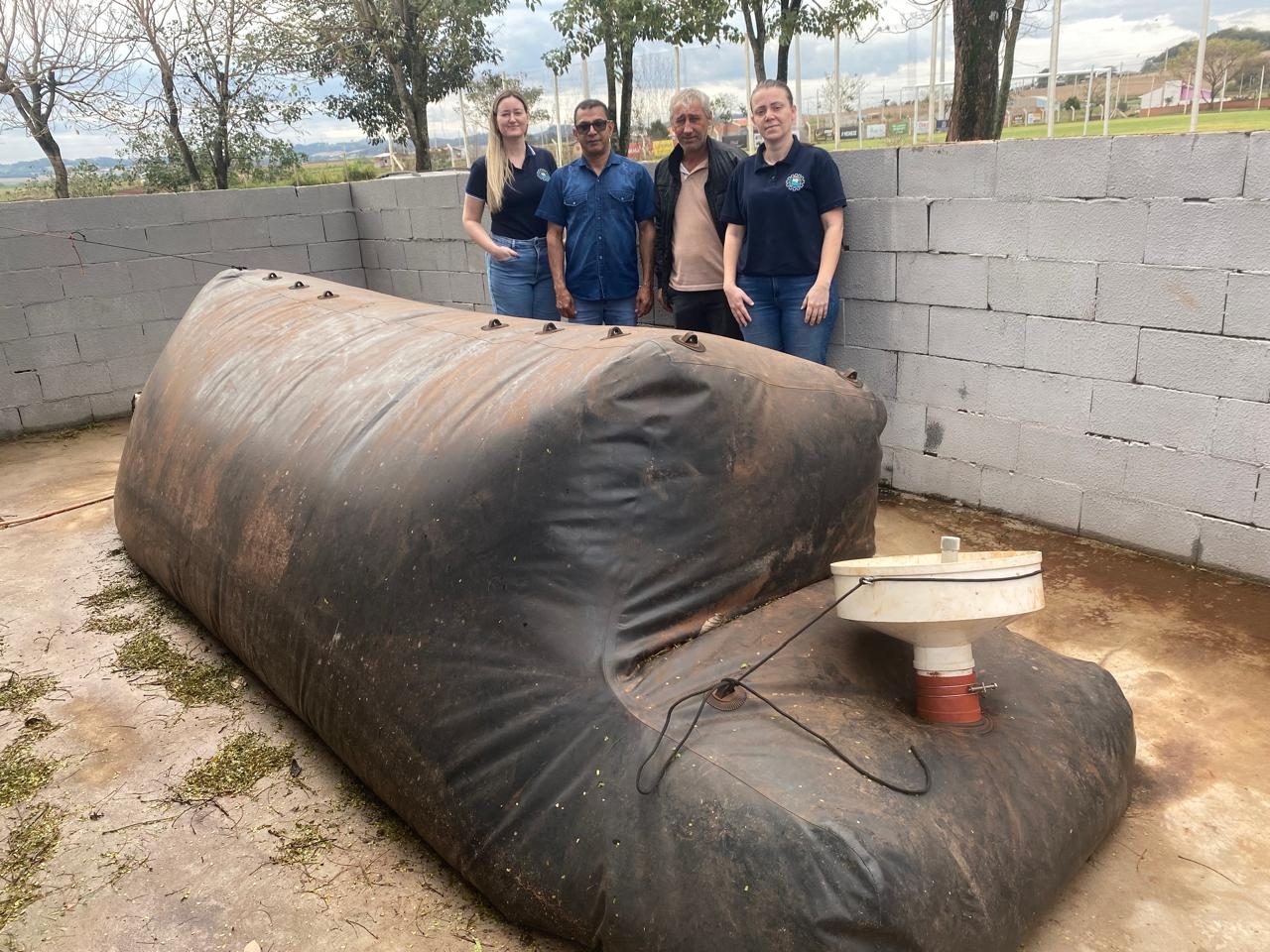 Itaipulândia instala biodigestor em escola para produzir energia a partir de resíduos orgânicos